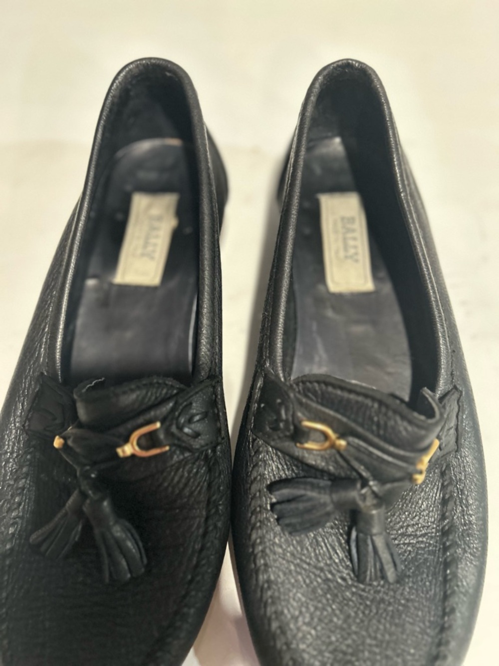 Bally Black Leather Tassel Bit Loafers - Picture 16 of 16
